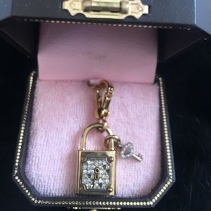 Juicy couture lock and key charm